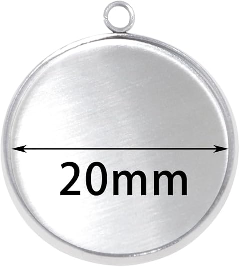 20 Pieces Stainless Steel Roun - Resin Crafts Diy review and price