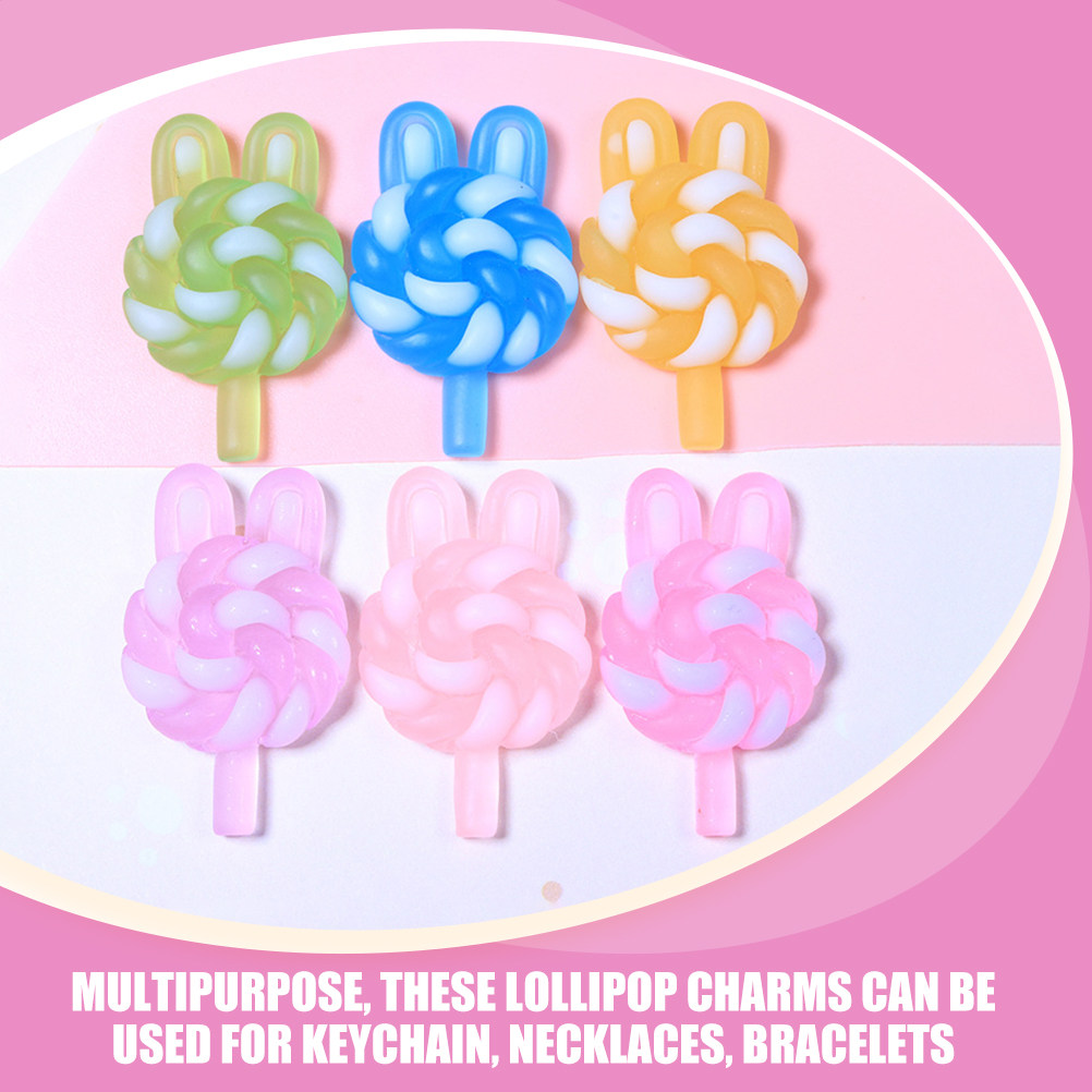 24Pcs Cute Cartoon Lollipop Ch - Resin Crafts Diy review and price