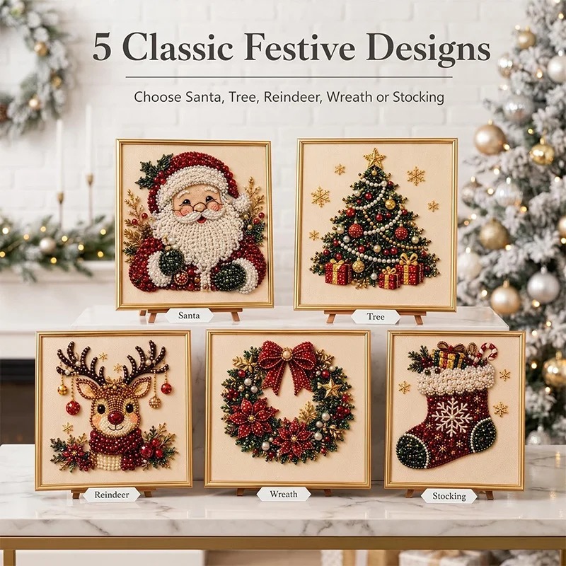 Christmas Pearl Diamond Painti - Resin Craft For Beginners review and price