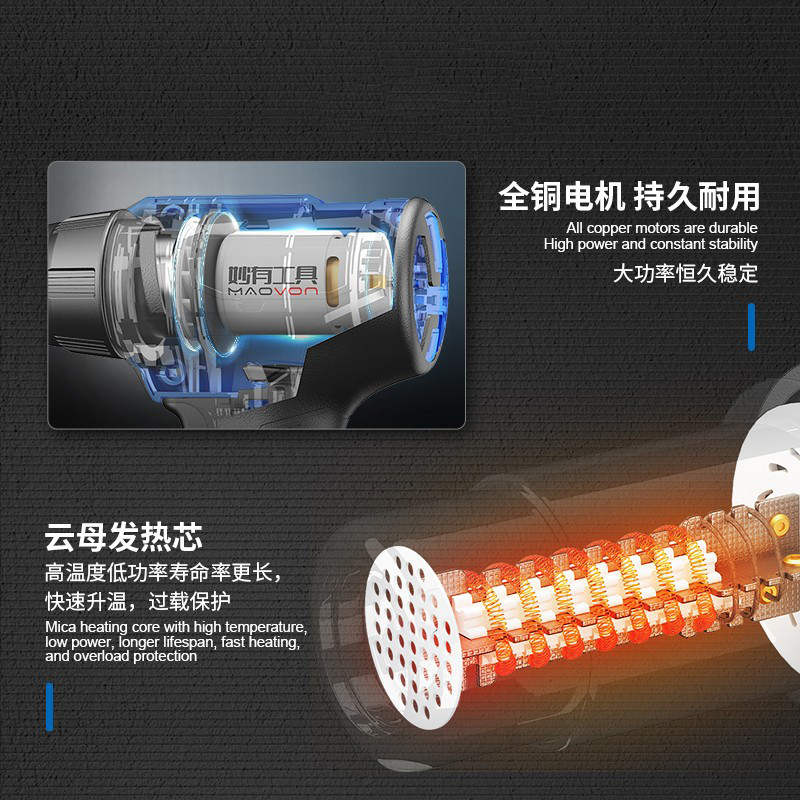 Lithium battery heat gun recha - Heat Gun Small review and price