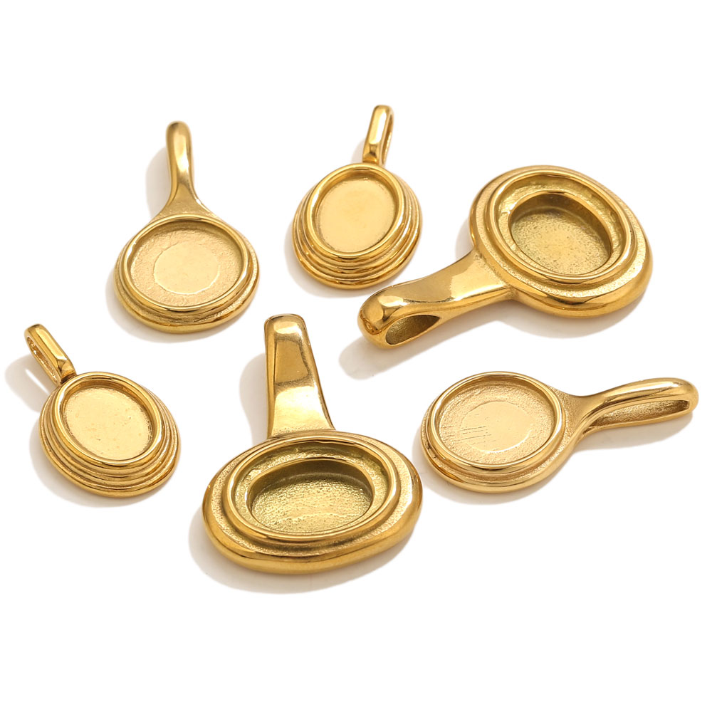 5pcs Stainless Steel Round Ova - Resin Crafts Diy review and price