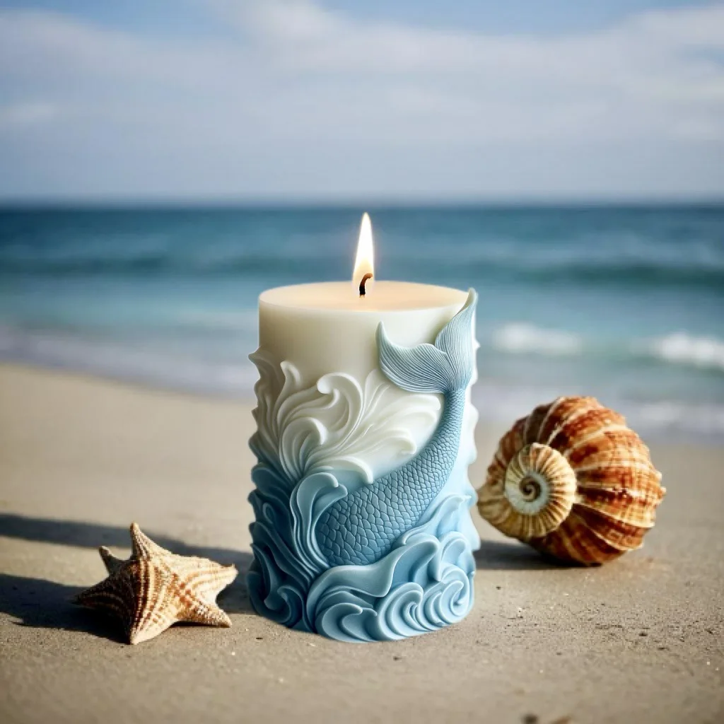 2024 ocean wave foam cylindric - Resin Ocean Wave Mold review and price