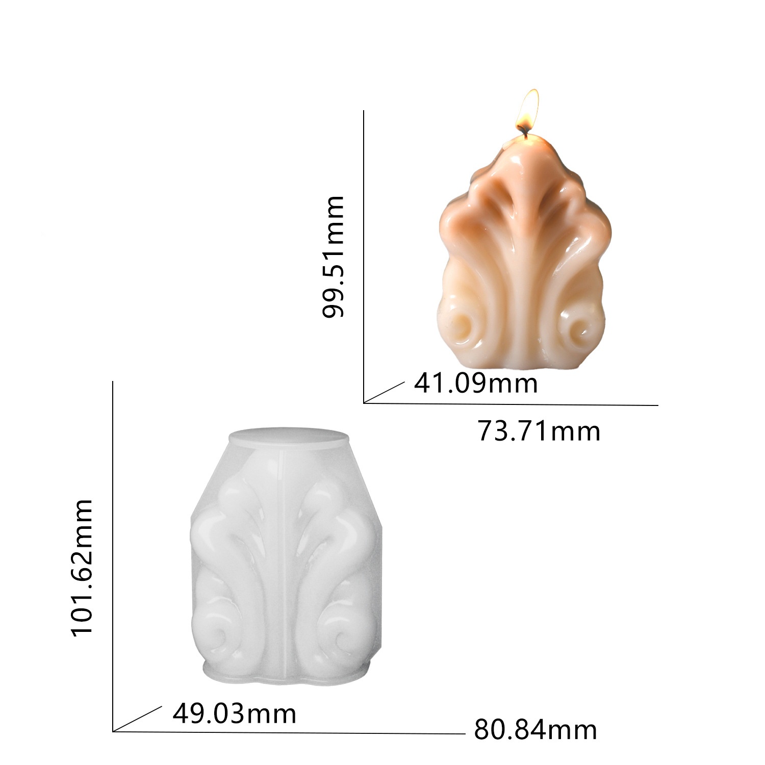 Ocean Shell Candle Silicone Mo - Resin Ocean Wave Mold review and price