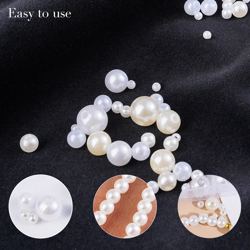 800pcs Artificial Faux Pearl R - Resin Crafts Diy review and price