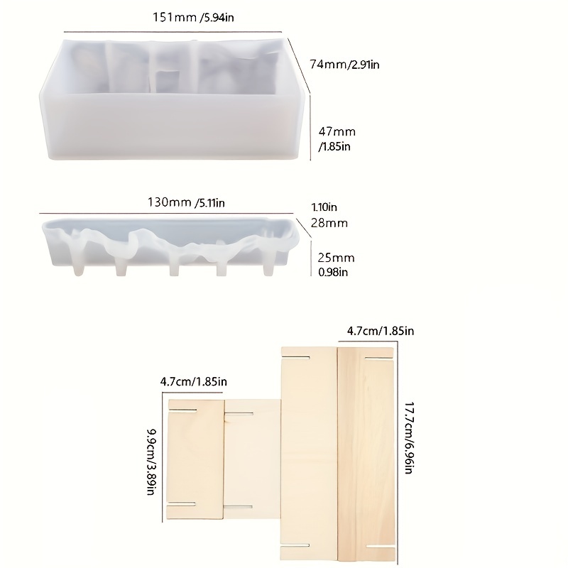1Set of Ocean Wave Resin Molds - Resin Ocean Wave Mold review and price