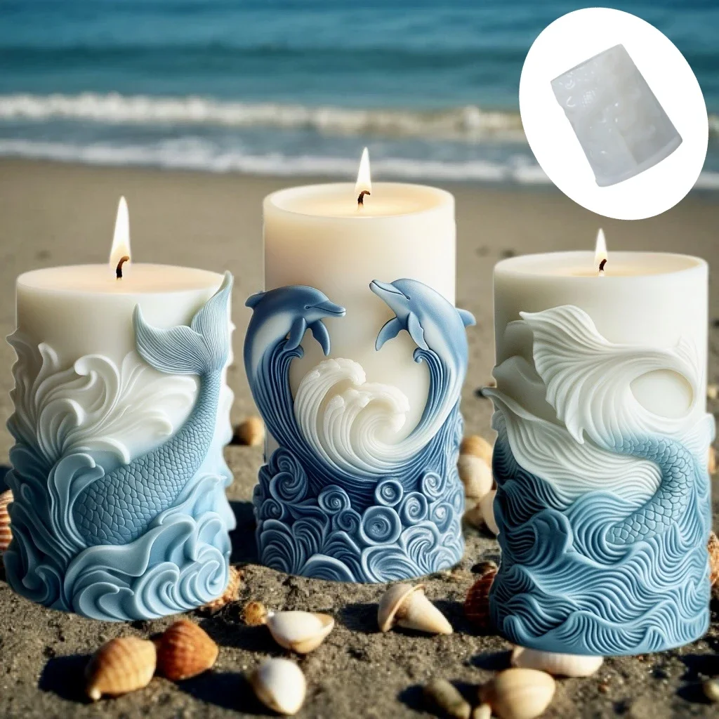 DIY ocean wave foam cylindrica - Resin Ocean Wave Mold review and price